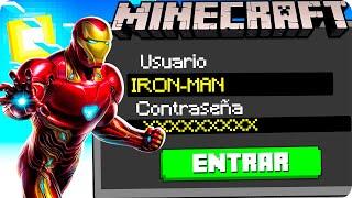 HACKEO LA CUENTA DE MINECRAFT DE IRON MAN 