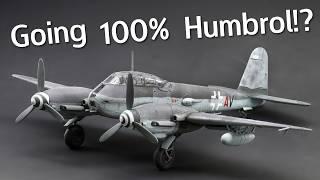 Built Using ONLY Humbrol Products? Airfix Me410A-1U2 & U4 Model Kit in 172 Scale - Build & Review