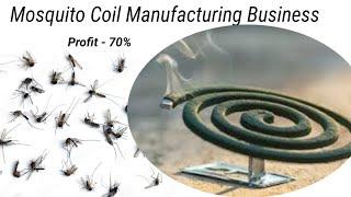 Mosquito Coil Manufacturing  Mosquito Coil Making Formula  Profitable business Ideas.