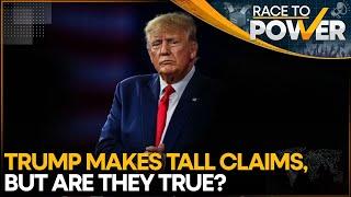 US Elections 2024 Donald Trump Makes Tall Claims & Accusations But Are They True?  Race To Power