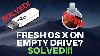 How to Install OS X or macOS onto a new blank Hard Drive Fresh Installation