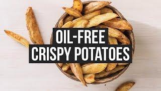 Oil Free Crispy Potato Wedges  HEALTHY VEGAN  FIVESEC HEALTH