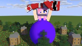 Fat giant minecraft girl combat super japanese boys - Minecraft animation