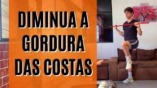 Diminuir a gordura das costas em casa