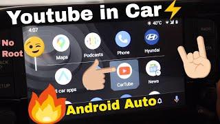 Watch Youtube In Car with Android Auto using CarTube  For Android Phones - Raghav Sharma
