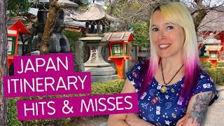 Japan Trip Itinerary Hits & Misses  Golden Route Tokyo Kyoto Osaka + Nagoya & Kinosaki Onsen