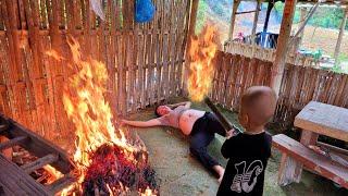 mother and son went fishing to grill fertilizing beans the boy burned down the houseLý thị tuyết