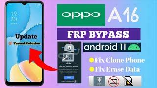 Oppo A16 FRP Bypass  fix YouTube update working  CPH2269 Google Account Bypass Without Pc