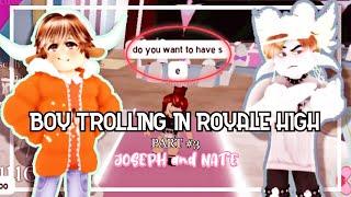 Boy Trolling in Royale High it got really bad PART 3  Roblox ft. @•BearyCute•