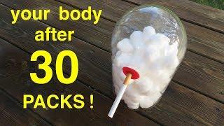 How Smoking 30 PACKS of Cigarettes Wrecks Your Lungs ● You Must See This 