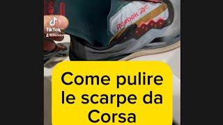 Come pulire scarpe da corsa running tennis