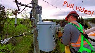 Changing blown transformer