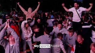 WILD CELEBRATIONS as England book place in Euro 2024 final 