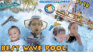 BEST WAVE POOL EVER DISNEY EMPLOYEES ARE GANGSTER SHOTS FIRED Water Park Rides  FUNnel Summer