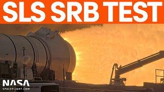 Worlds Largest Solid Rocket Booster Static Fired for SLS and Artemis