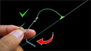 Make It Yourself The Secret Of Fisherman Fishing Skills DIY Rig Fishing 1 Hook