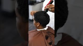 Female 360Waver Haircut Mid Taper