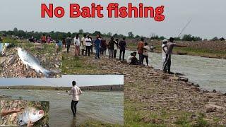 No bait fishing  Amazing in dam 13 kg fish 