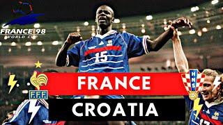 France vs Croatia 2-1 All Goals & Highlights  1998 World Cup 