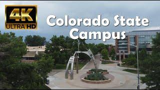 Colorado State University  CSU  4K Campus Drone Tour