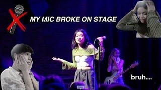 epiVLOGue ep 3 MY MIC STOPPED MID CONCERT