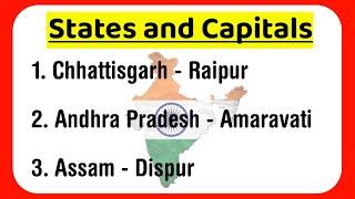 Indian states and capitals 2024Indian States and their capitalsstates and capitals in english 2024