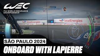 Onboard Lap Nicolas Lapierre Alpine Hypercar No.36 I 2024 Rolex 6 Hours of São Paulo I FIA WEC