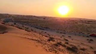 Chasing the Sunset in Ras Alkhaimah Camping Site