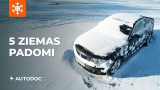 5 auto padomi ziemas dienai  AUTODOC padomi