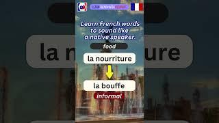 French words to sound like a native speaker  #learnfrench