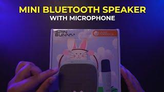 Mini Karaoke Bluetooth Speaker Unboxing Spin Bunny #gizbotdiscovers