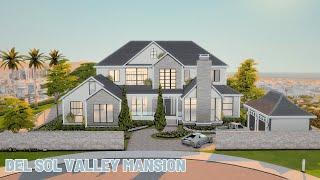 Shell Series Del Sol Valley Celebrity Mansion  The Sims 4 Speed Build  No CC