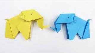 Origami Fil Yapımı  Kağıttan Fil Nasıl Yapılır