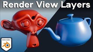 How to Render with View Layers in Blender Tutorial