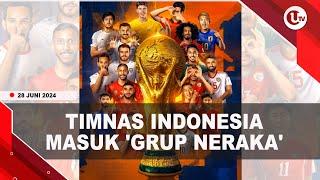 TIMNAS GARUDA MASUK GRUP NERAKA BERSAMA JEPANG DAN AUSTRALIA  U-NEWS