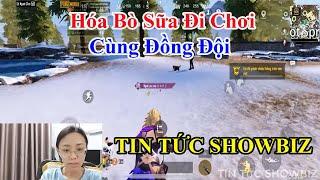 TIN TỨC SHOWBIZ  Hóa Bò Sữa Đi Chơi Cùng Đồng Đội