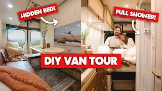 ULTIMATE VAN TOUR FULL BATHROOM and AMAZING MURPHY BED