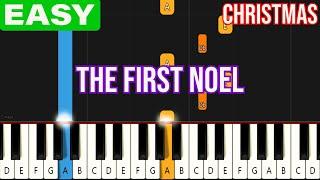The First Noël - Christmas Carol - EASY Christmas Piano Tutorial for Beginners