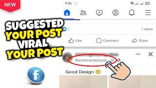 Facebook Post Suggested For You  How To Viral Facebook Post 2024  Recommended post on FB