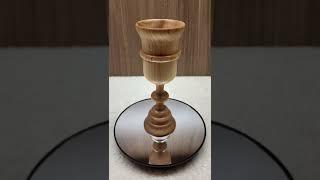 #Gobletweek Cherry goblet woodturning