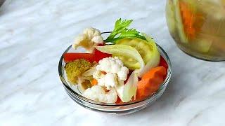 Как приготовить ферментированную Giardiniera итальянские овощи?