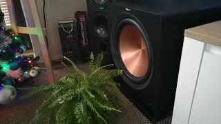 Subwoofer Klipsch R115 SW in action bass test.