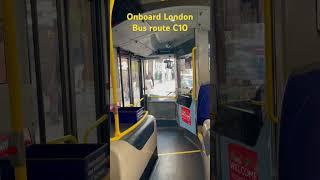 London bus ride route C10 stopping at Moorgate station #busride #londonbus #londontransport #london