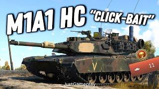 M1A1 HC “Click-Bait” American MBT Gameplay  War Thunder