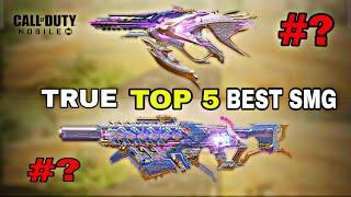 True Top 5 best SMG in Cod Mobile Season 6 #codm