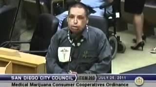 SD City Council on Medical Marijuana Ordinance - Rudy Reyes Public Comment