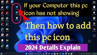 Desktop icons not showing windows 11 problem solved  Laptop me app ko screen par kaise laye 