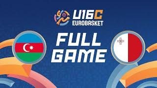 Group Phase  Azerbaijan v Malta  Full Basketball Game  FIBA U16 EuroBasket Division C 2024