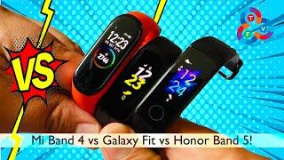 Mi Band 4 vs Galaxy Fit vs Honor Band 5 - 3 Month Review & Comparison