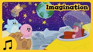 Imagination Sing-Along Song  Luna Chip & Inkie Music Video for Kids